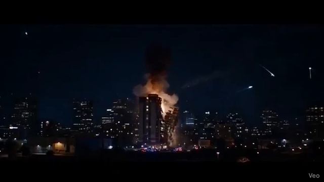 PressTV пишет, что на кадрах запечатлен момент попадания иранской ракеты в здание в Бат-Яме