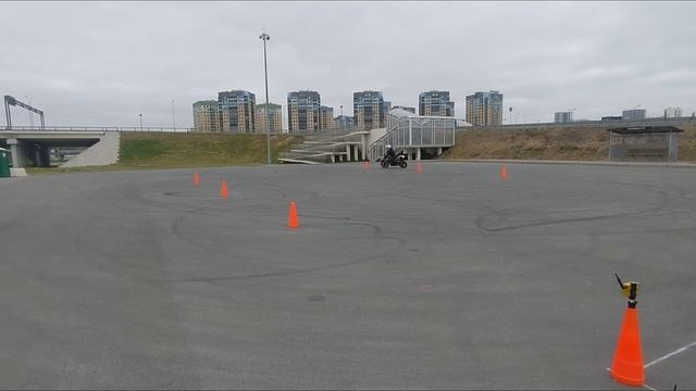 Gymkhana GP 2025. Stage 2/ Novak Aleksey KTM 690 SMC/ Heat 1. 00:55:63