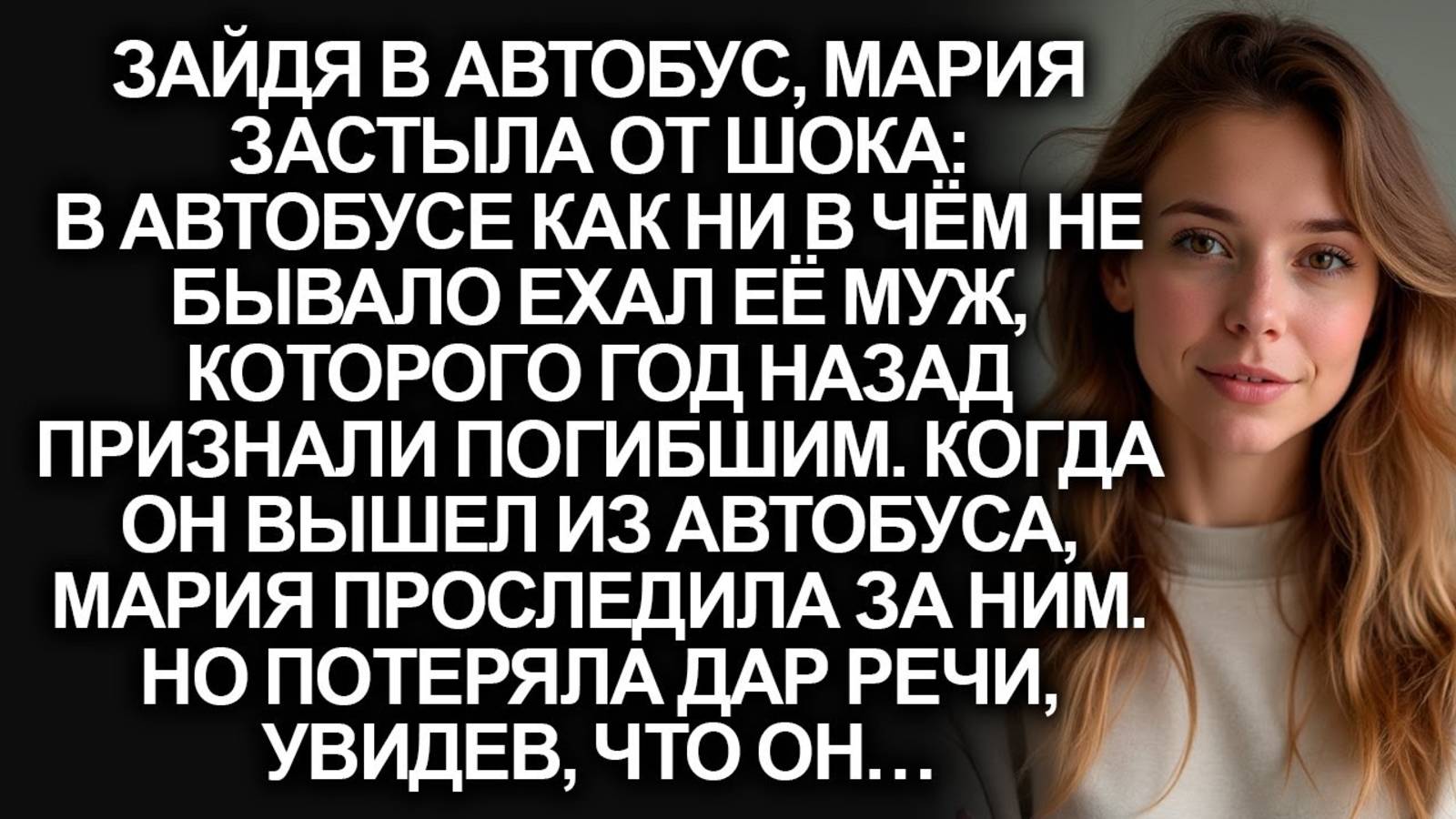 Истории из жизни. Зайдя в автобус Мария увидела Аудио рассказы, Жизненные истории слушать