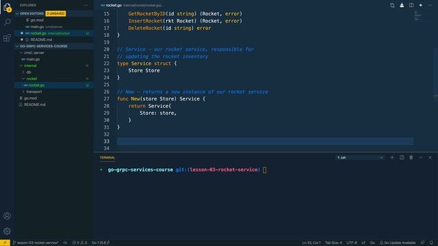 03 - Implementing the Rocket Service