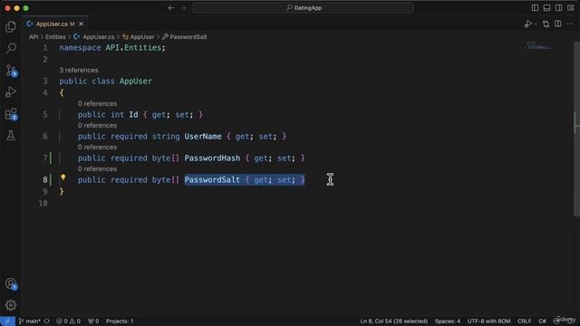 31 - Updating the user entity