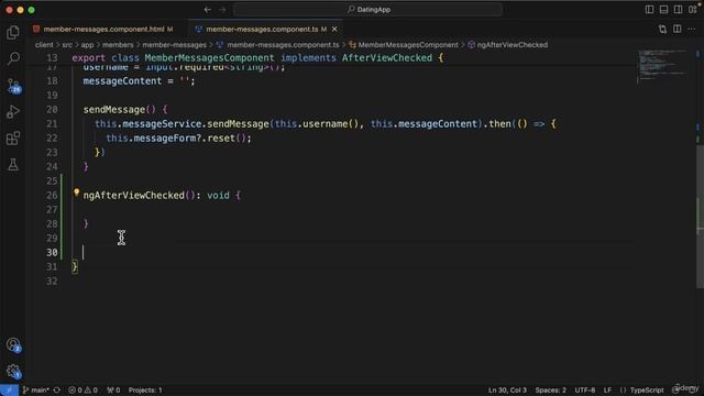 240 - Tidying up the member message component