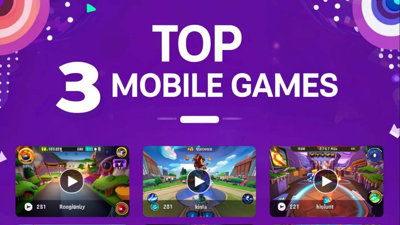Топ 3 мобильные игры