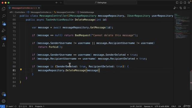 193 - Deleting messages on the API