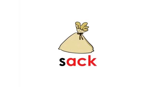 ACK Song - back, pack, sack, snack, black, quack