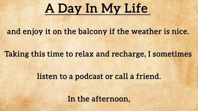 A Day In My Life English story   Improve your English Through Stories   stories for daily life