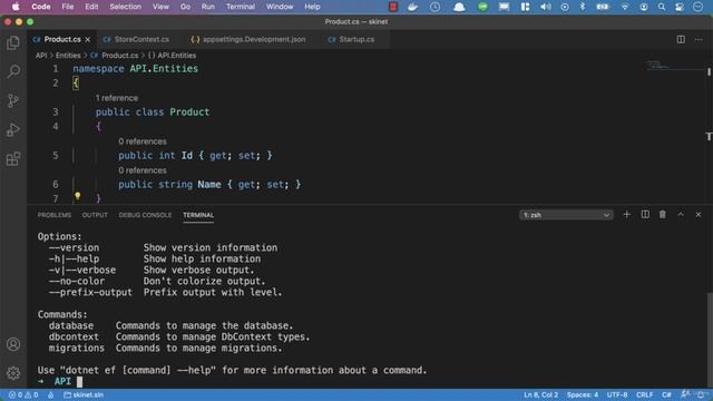 014 Adding an Entity Framework migration