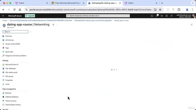 250 - Setting up an Azure Sql DB