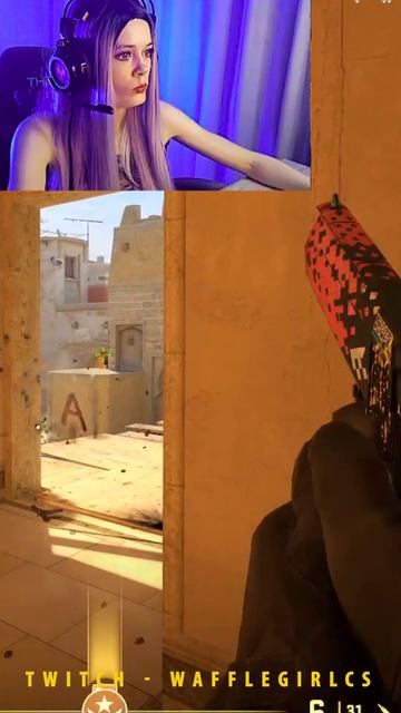 Миражик)) #cs2 #girl #cute #streamer #counterstrike2 #wafflegirlcs #csgo #gaming #twitch