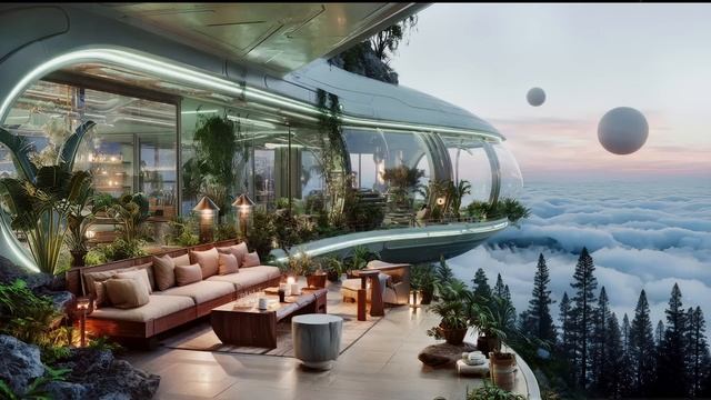 Biosphere Cozy Sci Fi Ambient Music ✨🎧 for Clearing Your Mind (3Hz Binaural Beats)
