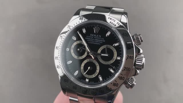 Rolex Daytona Steel Bezel ref.116520