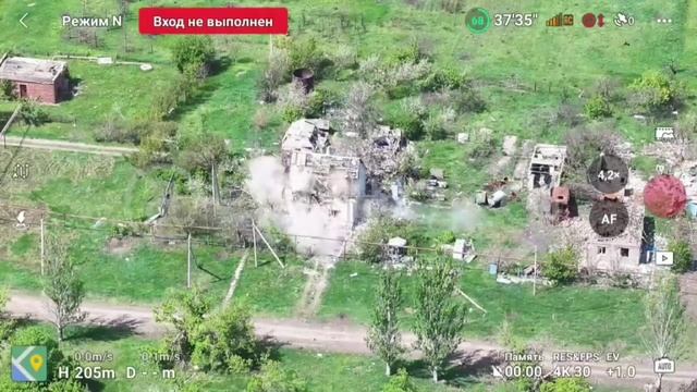 ❌Уничтожение пункта управления БпЛА и ск.боеприпасов ВСУ на Краматорско-Дружковском направлении…