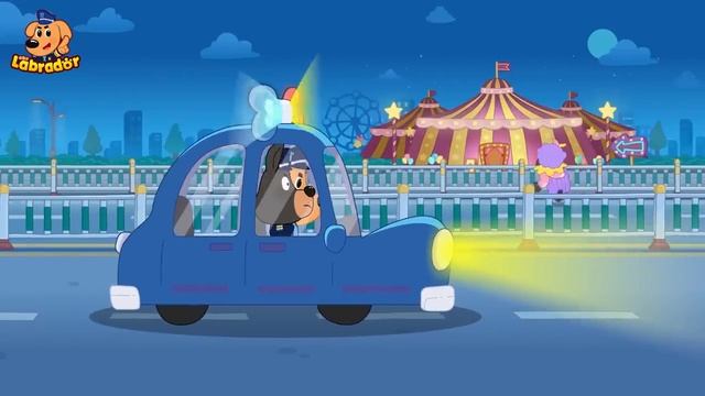 🤡Чудовище на дороге   🚧Безопасность детей   🔍Новая серия   📺Детский мультик   Шериф Лабрадор