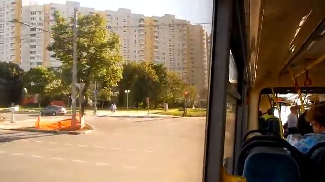 Поездка на автобусе ЛиАЗ-6213.22 № 16204 Маршрут № 711 Москва.