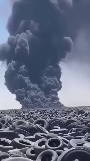 Самое большое кладбище покрышек