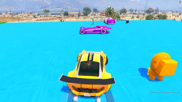 FlazinHOW FAR IMPOSTER AMONG AS AND STICKMAN CAN CLIMB UP THE STEPS ! - EXPERIMENT GTA 5 ONLINE