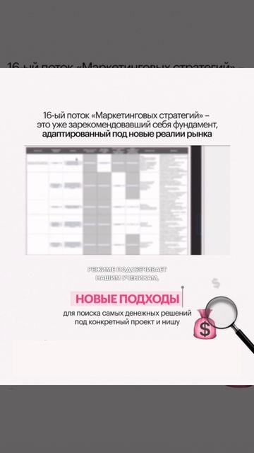 Таблица-классификатор с ключевыми контентными единицами