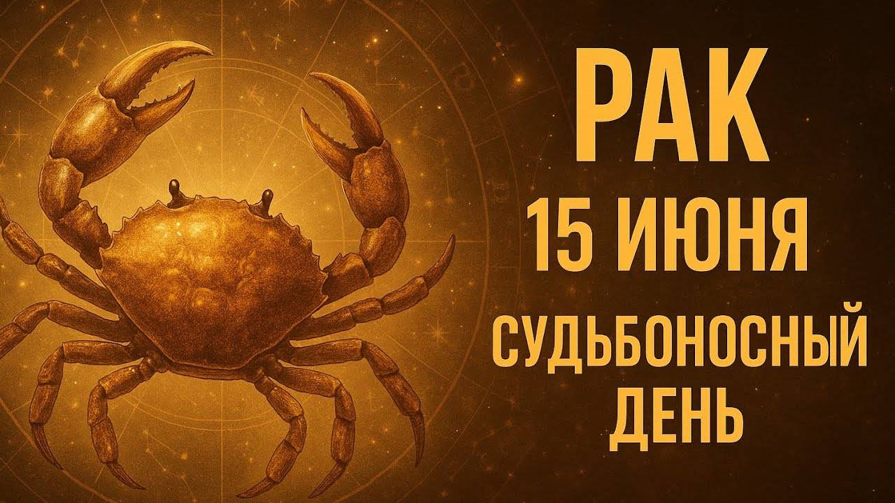 Рак 15 июня — этот день изменит многое! Гороскоп, который нельзя пропустить. Гороскоп на сегодня
