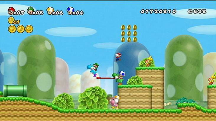 #4. New super Mario brothes на Wii. Прохождение на русском.