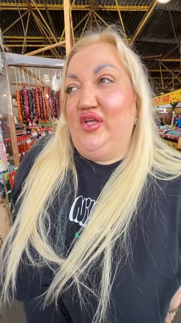 🔴VIP хохлушка на рынке🔴