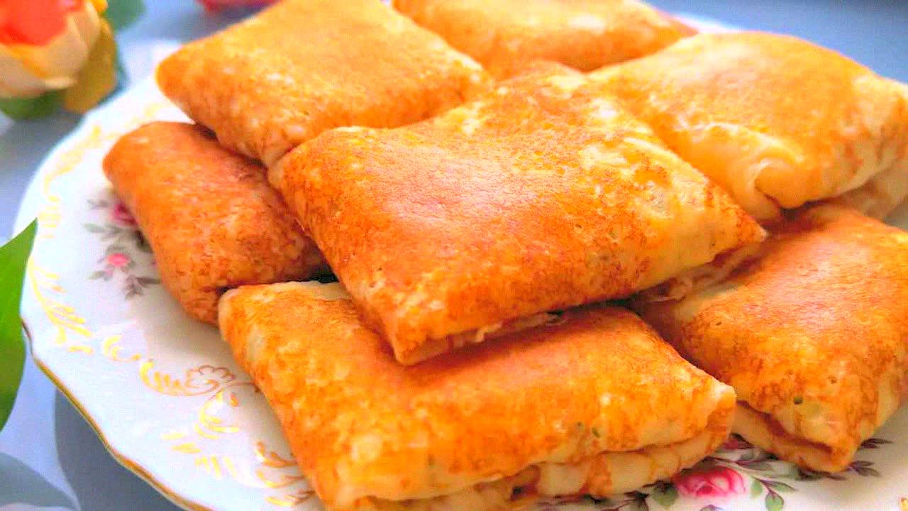 Вкуснейшие кефирные блины за 10 минут! Муж ест по 10 штук и не толстеет! Быстрый рецепт без дрожжей