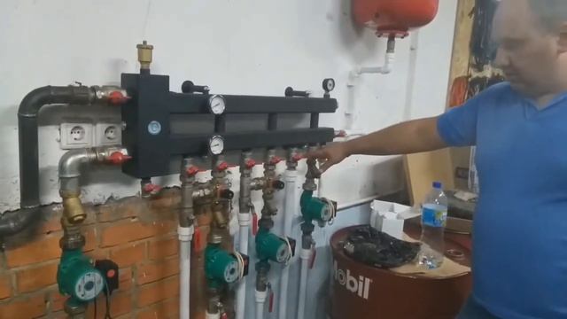 Двухтрубная система отопления.