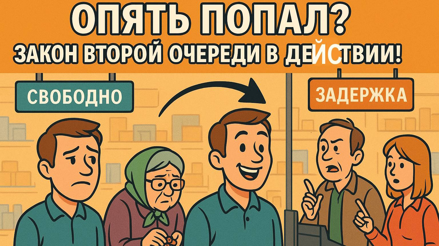 ПАРАДОКС СОСЕДНЕЙ ОЧЕРЕДИ 2: Психологические аспекты