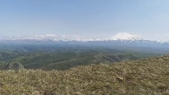 Эльбрус, вид из Малого Бермамыта