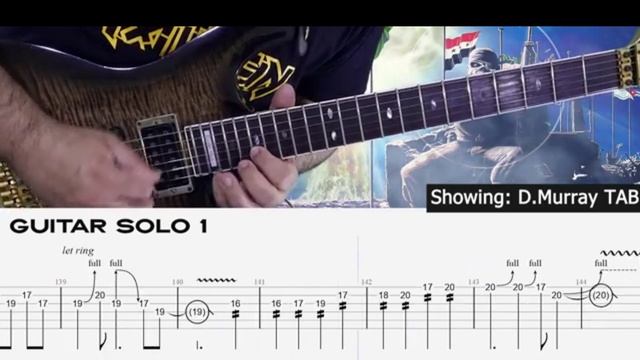 Iron Maiden-2 Minutes Midnight(guitar cover,tab)