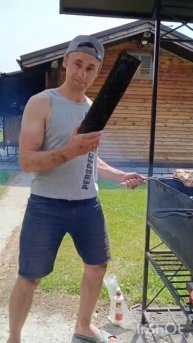 Сидим с бобром!