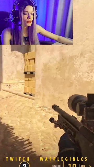 Не Грузин и не Узбек) #cs2 #girl #cute #streamer #counterstrike2 #wafflegirlcs #csgo #gaming