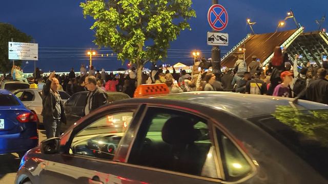 Дворцовый мост Санкт-Петербург лето 2025 Развод мостов