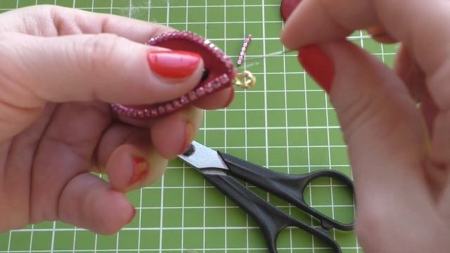 How to embroider a ladybug brooch. tutorial. DIY