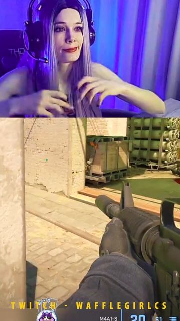 Лови Сердешко)) #cs2 #girl #cute #streamer #counterstrike2 #wafflegirlcs #csgo #gaming #twitch