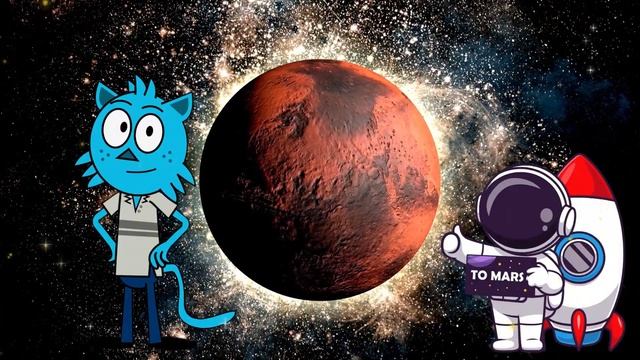 Космос с Мурзиком: узнай про планеты и раскрась их!