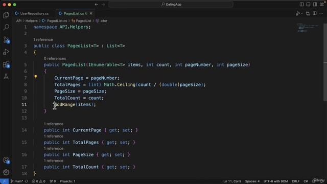 148 - Adding a paged list class