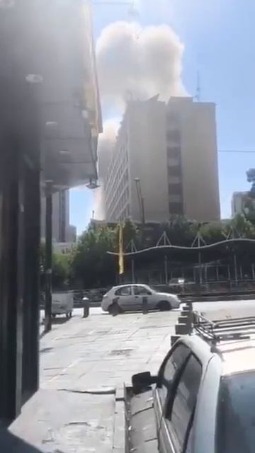 Удар по зданию Министерства юстиции в Тегеране !!!