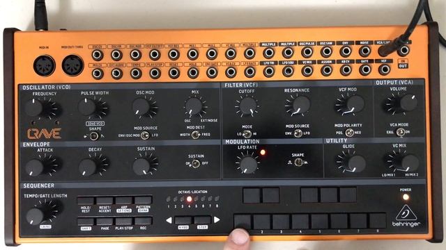 Behringer Crave Tutorial #1 - Setup and Oscillator