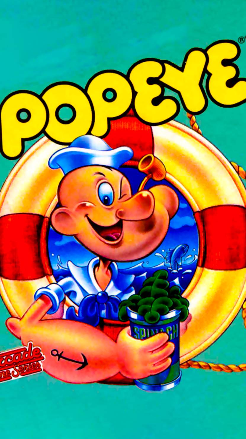 Второй уровень Popeye Dendy