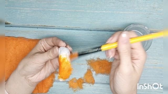 Лиса Патрикеевна, ватная игрушка, часть 6. Лисий хвост