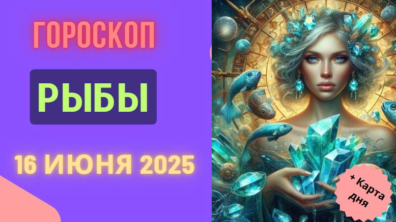 ♓ ГОРМОСКОП НА СЕГОДНЯ 16 ИЮНЯ 2025 ДЛЯ РЫБ — ВДОХНОВЕНИЕ И ГАРМОНИЯ В ВАШЕМ ДНЕ