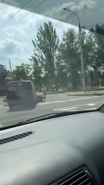 ДТП на бульваре Шевченко в Донецке
