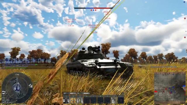War Thunder | Объект 435 | Противник на земле и на небе