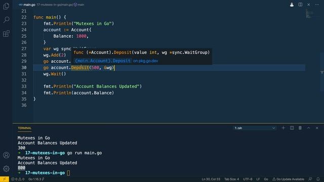 18 - Mutexes in Go