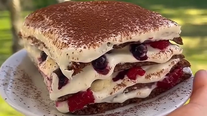 ПП-Тортик на Завтрак...🍰😋    Рецепт в описании ✍️