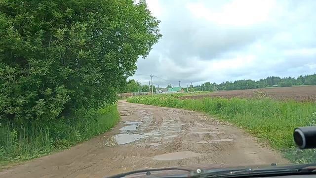 Дорога от конечной остановки п.Никольское до участка