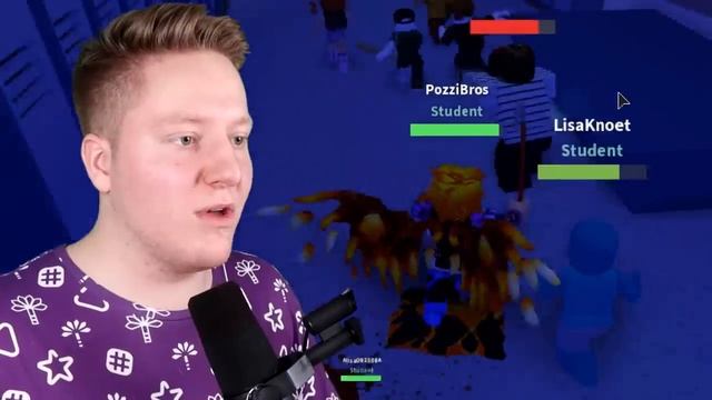 Поззи ЗОМБИ ВИРУС В ШКОЛЕ ROBLOX...