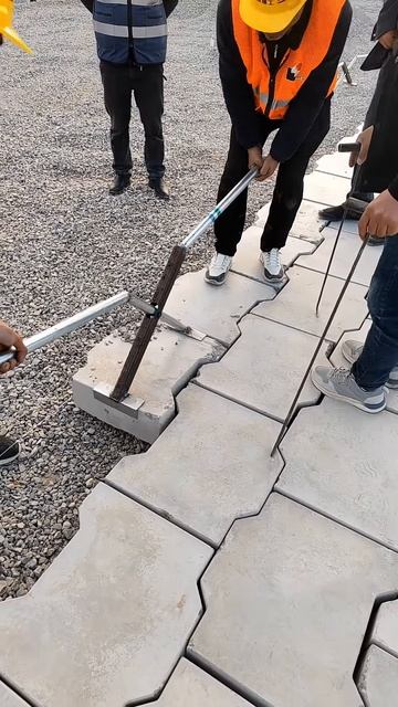 Easy paving block installation process #shorts