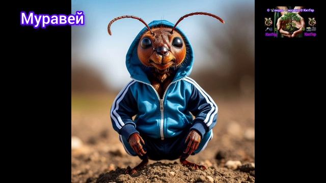 И на муравья спортивный костюмчик. Подобрали.