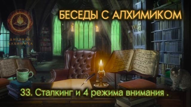 33. Сталкинг и 4 режима внимания. БЕСЕДЫ С АЛХИМИКОМ.